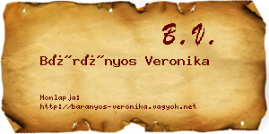 Bárányos Veronika névjegykártya
